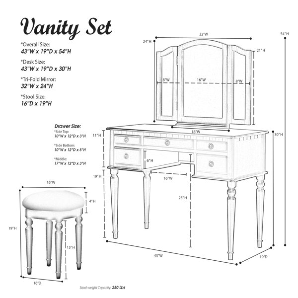 Three Posts™ Torrance Vanity & Reviews Wayfair